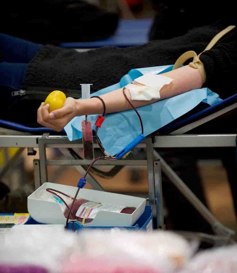 Blood donation activities are held annually
